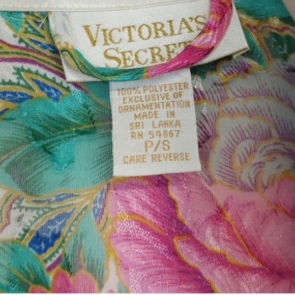 VICTORIA'S SECRET 80s Vintage Duster Robe Size Small - Picture 6 of 6